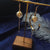 Unique Copper Wire Glass Ball Asymmetric