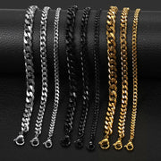 Bracelet Stainless Steel Cuban Link Chain Bracelets