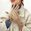 New Grace Fashion Lady Glove Mittens Women Winter Vintage Touch Screen Driving Keep Warm Windproof Gloves Dropshiping G056