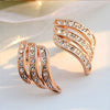 Korea Design Rhinestone Clip On Earrings