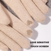Gloves Plus Velvet Thicken Warm Touchscreen