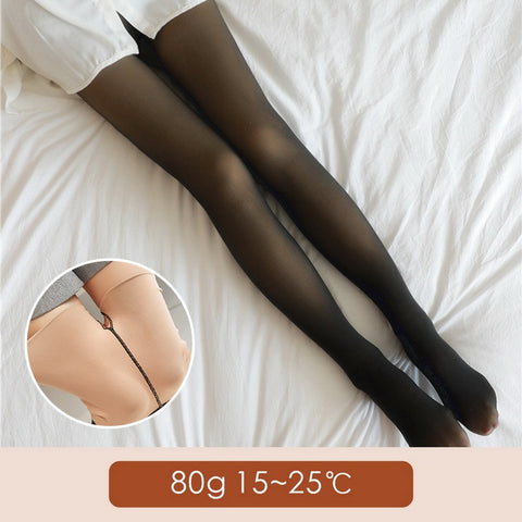 Women Winter Warm Thin Tights Ladies Sexy Thermo