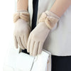 New Grace Fashion Lady Glove Mittens Women Winter Vintage Touch Screen Driving Keep Warm Windproof Gloves Dropshiping G056