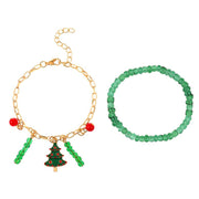 Hot Cool Double Layer Christmas Bracelets For Women