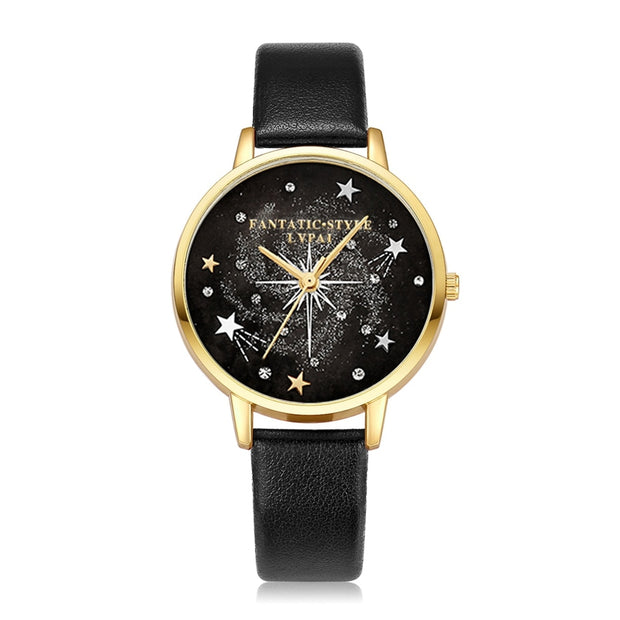 Fashion New Bracelet Watch Set Crystal Rhinestone