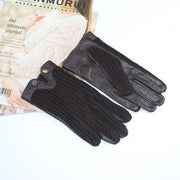 High quality women sheepskin gloves leather