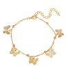 Fashion Gold Color Simple Chain Anklets