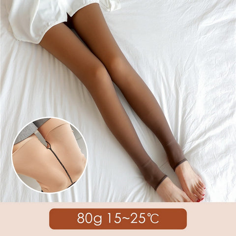 Women Winter Warm Thin Tights Ladies Sexy Thermo