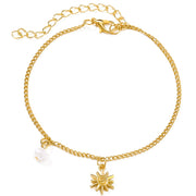 Fashion Gold Color Simple Chain Anklets