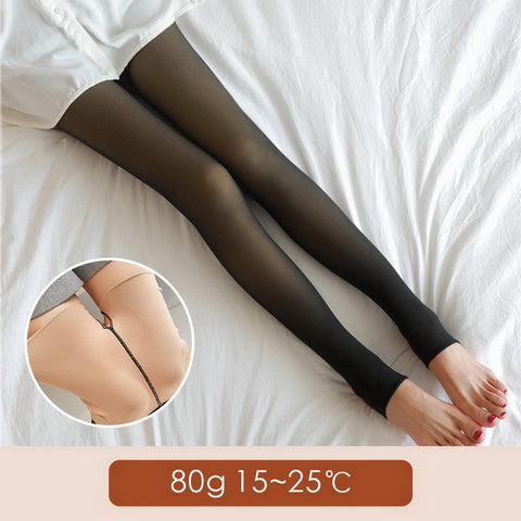 Women Winter Warm Thin Tights Ladies Sexy Thermo