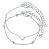 Fashion Gold Color Simple Chain Anklets