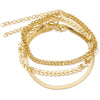 Fashion Gold Color Simple Chain Anklets