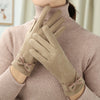 New Grace Fashion Lady Glove Mittens Women Winter Vintage Touch Screen Driving Keep Warm Windproof Gloves Dropshiping G056
