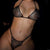Women Sexy Black Mesh Bra Panties Sets