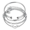 Fashion Gold Color Simple Chain Anklets