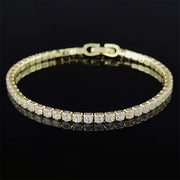2022 New Fashion Luxury Punk Gold Silver Color Tennis