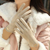 New Grace Fashion Lady Glove Mittens Women Winter Vintage Touch Screen Driving Keep Warm Windproof Gloves Dropshiping G056