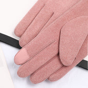 Women Winter Gloves Warm Touch Screen Black